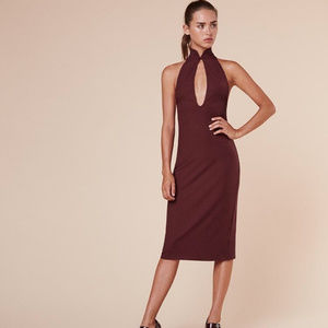 Reformation Jute Ribbed Midi Dress M